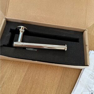 Waterworks Bond One Arm Paper Holder Nickel